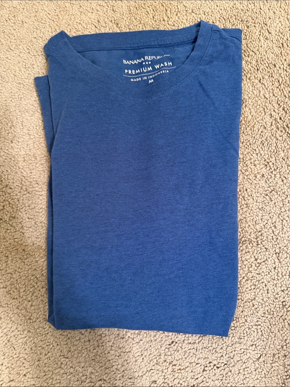 Banana Republic Men's Crew Neck T‑Shirt — Blue